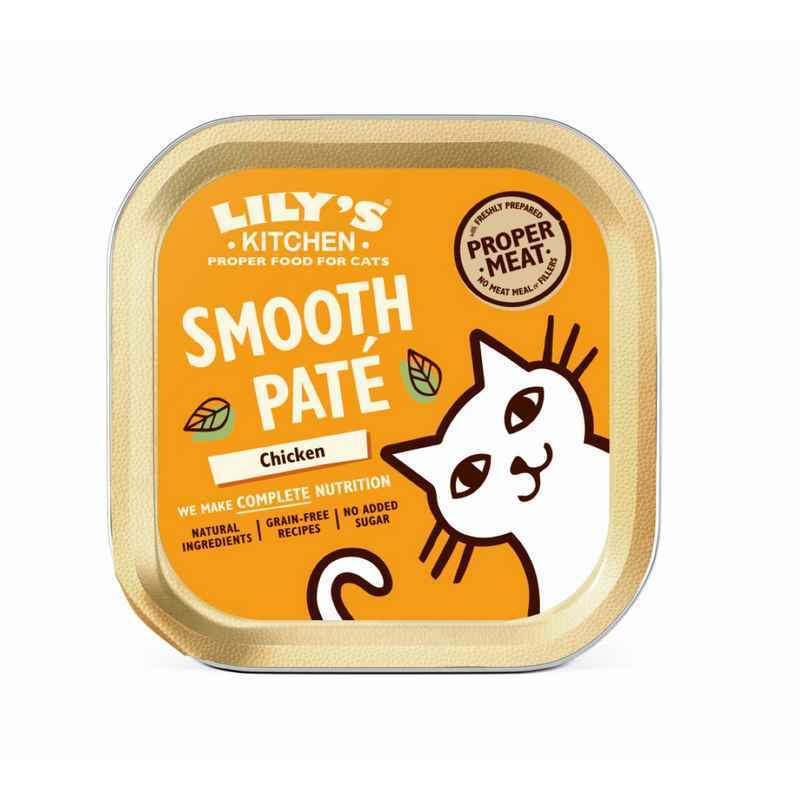 Lilys Kitchen Cat Smooth Pate Chicken Foil 85g x 19