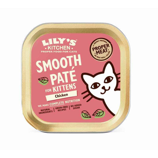 Lilys Kitchen Kitten Chicken Dinner Foils 85g x 19