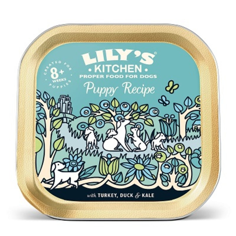 Lilys Kitchen Puppy Recipe Turkey & Duck Foil 150g x 10