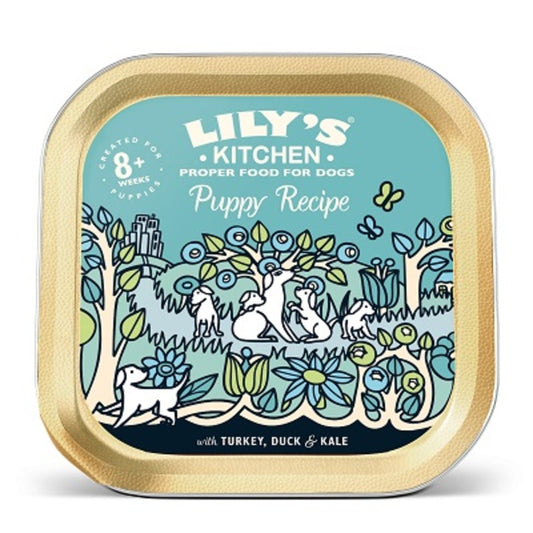 Lilys Kitchen Puppy Recipe Turkey & Duck Foil 150g x 10