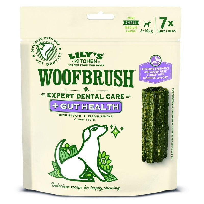 Woofbrush Gut Health Dental Chew Small Multipack 154g x 5