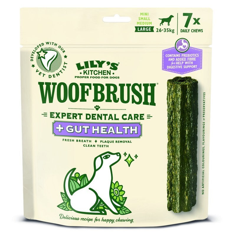 Woofbrush Gut Health Dental Chew Large Multipack 329g x 4