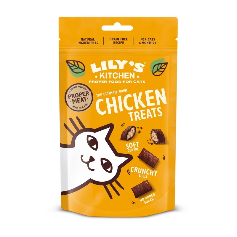 Lilys Kitchen Cat Chicken Treats 60g x 10