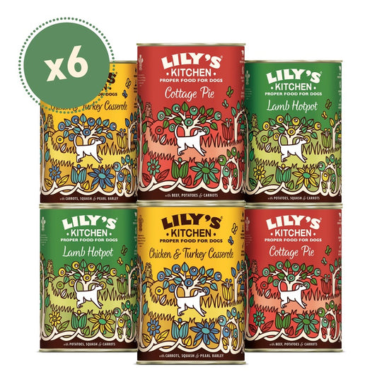 Lilys Kitchen Classic Dinners Multipack Tins 400g x 6