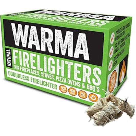 Warma Wood Wool Firelighters 200 pack