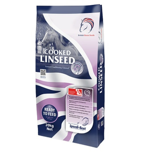 British Horse Feeds Cooked Linseed Meal 20kg