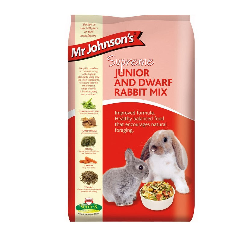Mr Johnsons Supreme Rabbit Junior & Dwarf 2.25kg