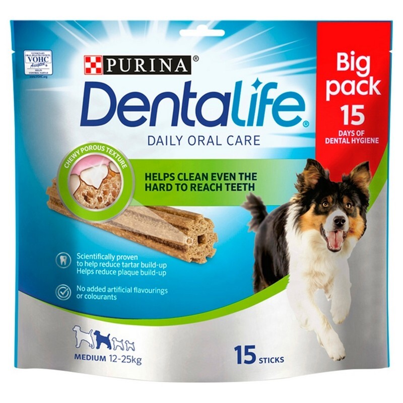 DentaLife Medium (12kg-125kg) 345g 15 Sticks x 3