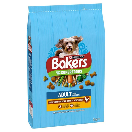 Bakers Complete Adult with Chicken & Veg 3kg