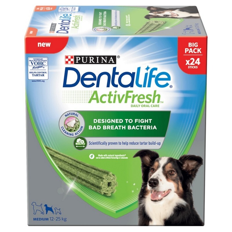 DentaLife ActiveFresh Medium (69g x 8) 24 Sticks x2