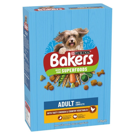 Bakers Complete Adult with Chicken & Veg 1.2kg x 5