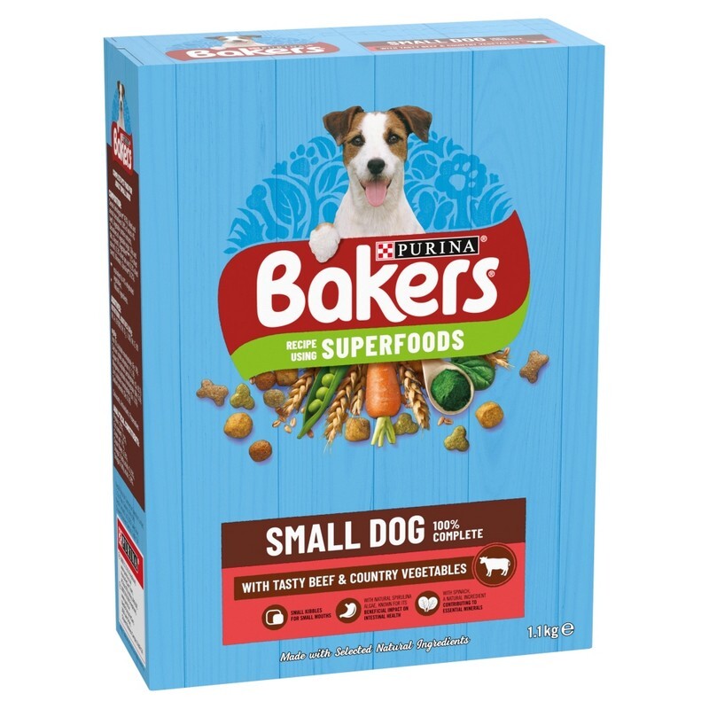 Bakers Complete Small Dog with Beef & Veg