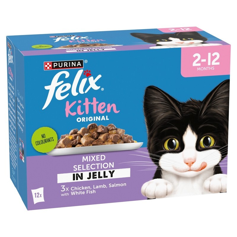Felix Pch Orig Kitten Mix CIJ 4x12x85g