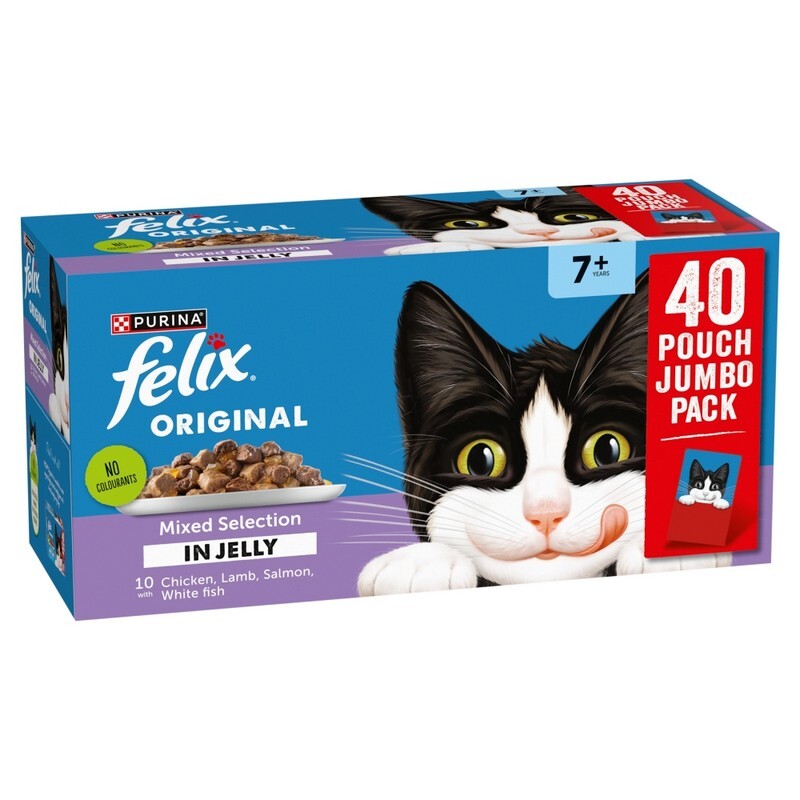 Felix Pch Orig Sen 7+ Mix CIJ 40x85g