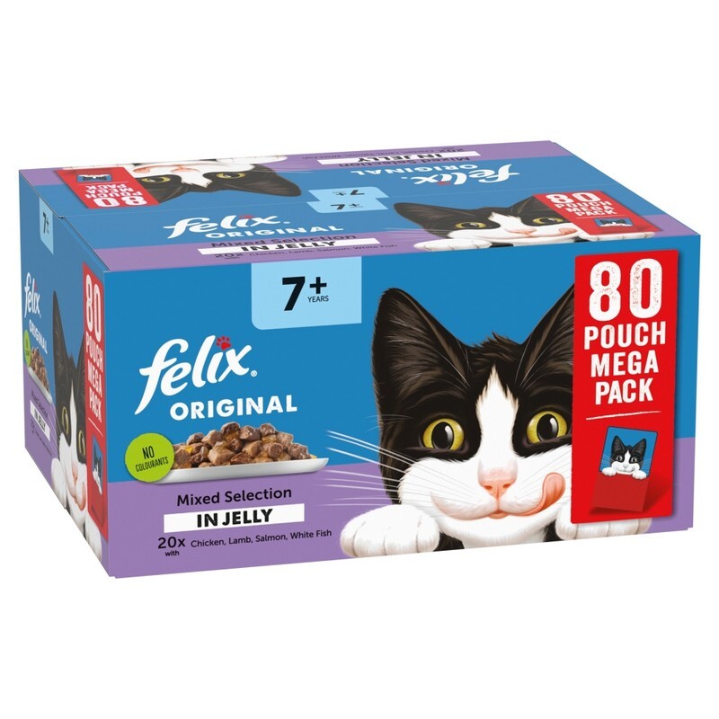 Felix Pch Orig Sen 7+ Mix CIJ 80x85g