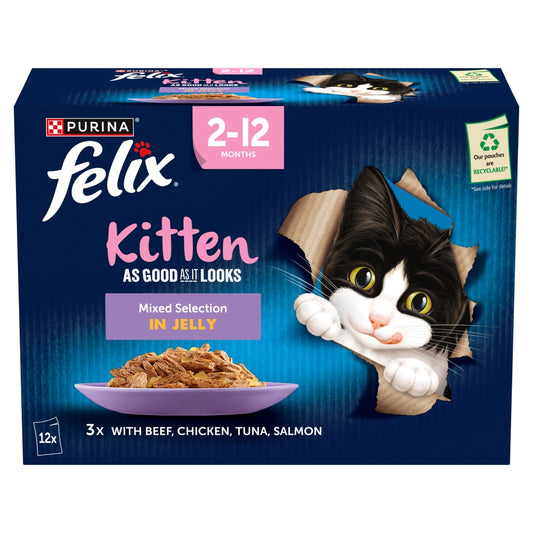 Felix Kitten AGAIL Mixed Pouches 85g x 12 x 4