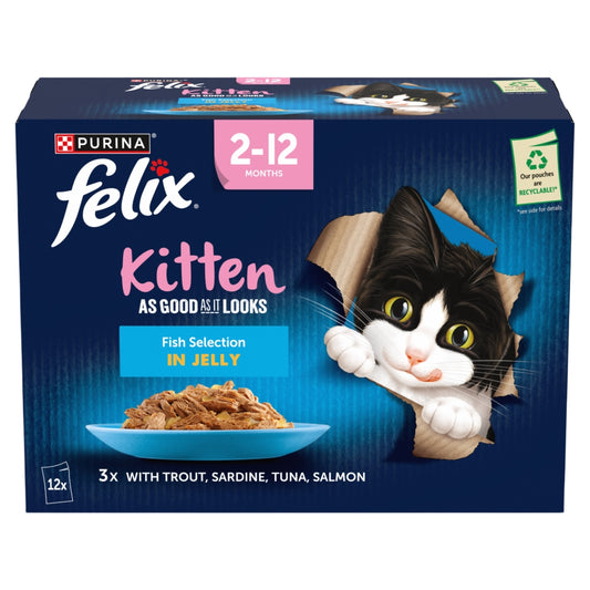 Felix Kitten AGAIL Fish Pouches 85g x 12 x 4