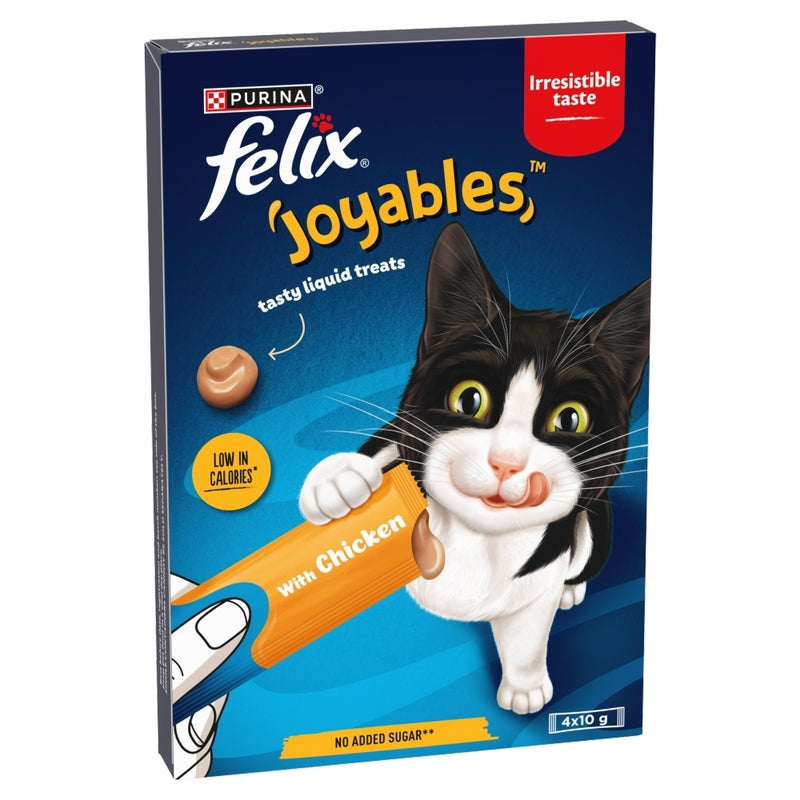 Felix Joyables Chicken Liquid Cat Treats 10g x 4 x 11