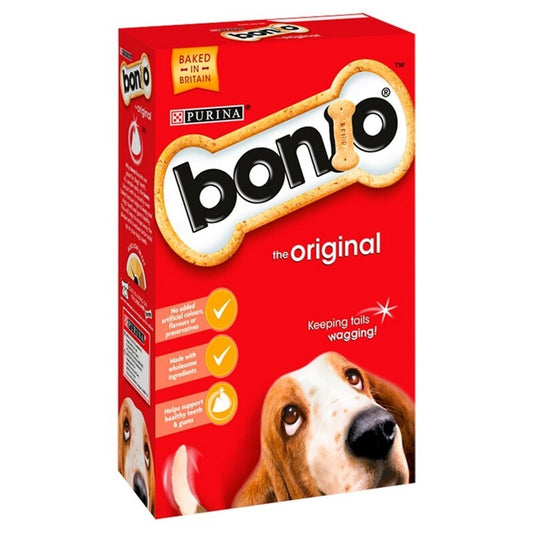 Bonio Original Dog Biscuits 650g x 5