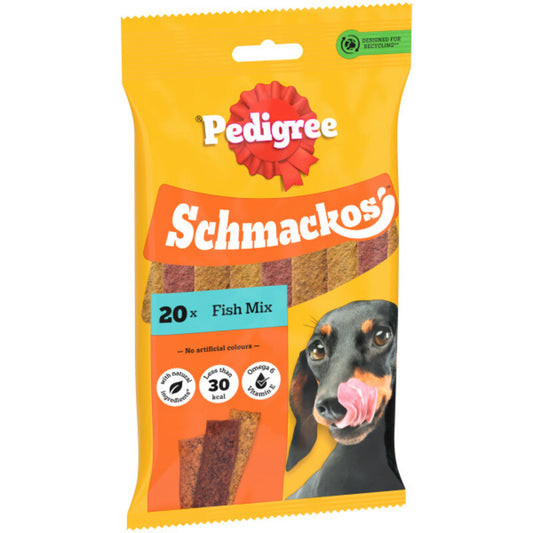 Pedigree Schmackos Fish 20 sticks x 9