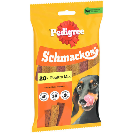 Pedigree Schmackos Poultry 20 sticks x 9