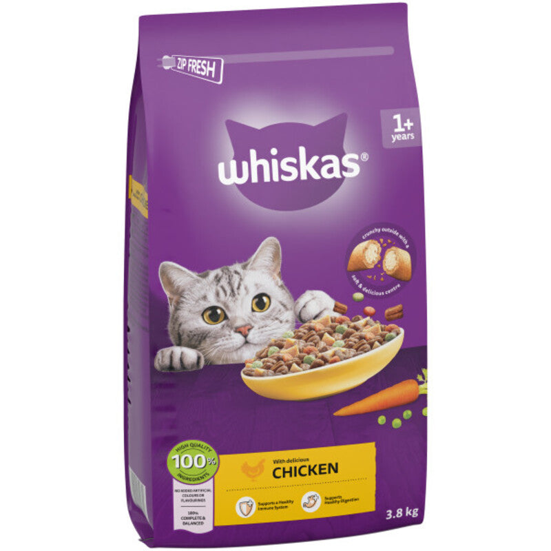 Whiskas Dry 1+ Adult Chicken