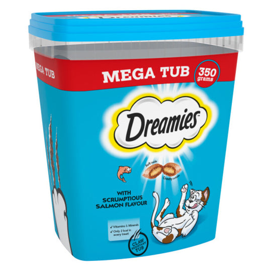 Dreamies Salmon Mega Pack 350g x 2