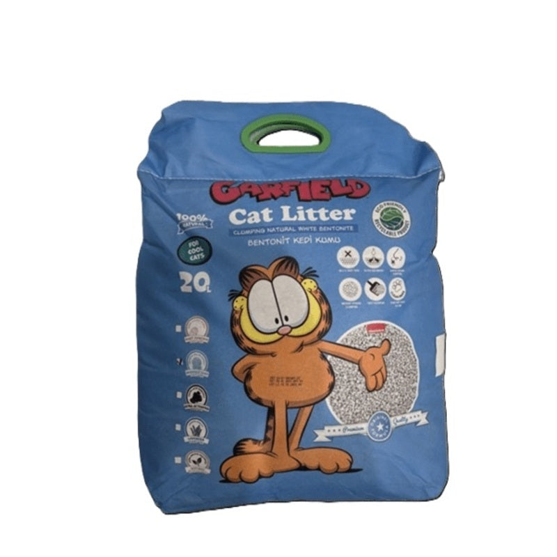 Garfield Bentonite Marseille Soap Nonwoven Bags Cat Litter 20 L