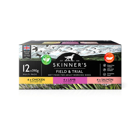 Skinners Field & Trial Adult Grain Free Mix 390g x 12