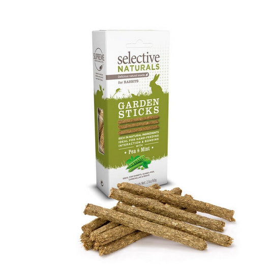 Supreme Selective Naturals Garden Sticks with Pea & Mint 60g x 4