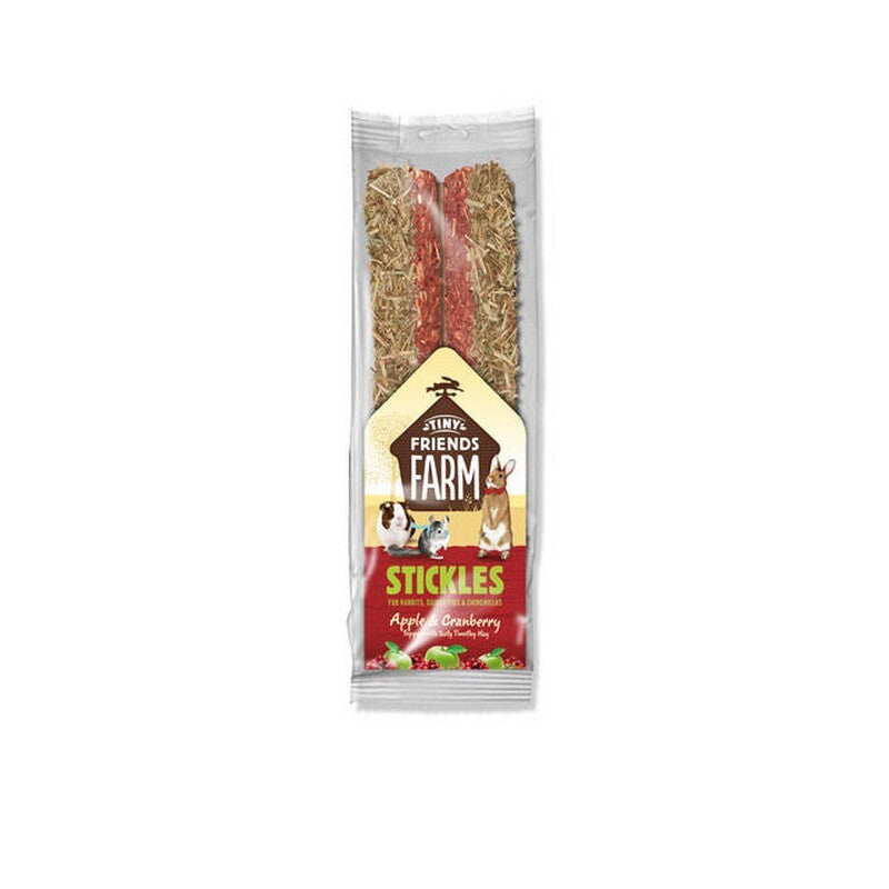 Tiny Friends Farm Stickles Apple & Cranberry 100g x 8