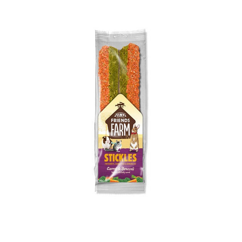 Tiny Friends Farm Stickles Carrot & Broccoli 100g x 8