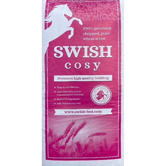 Swish Cosy Wheat Straw Bedding Pink Bale
