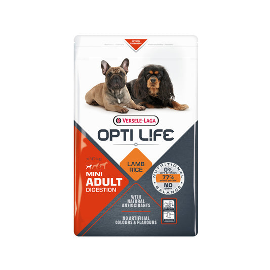 Versele Laga Opti Life Adult Digest Mini Lamb 2.5kg x 4