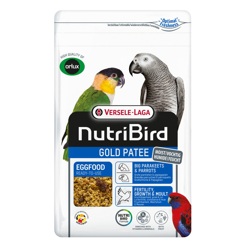 Versele Laga NutriBird Gold Patee Big Parakeets & Parrots 1kg