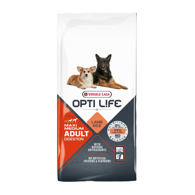 Versel Laga Opti Life Adult Digest Medium/Large Lamb 12.5 kg