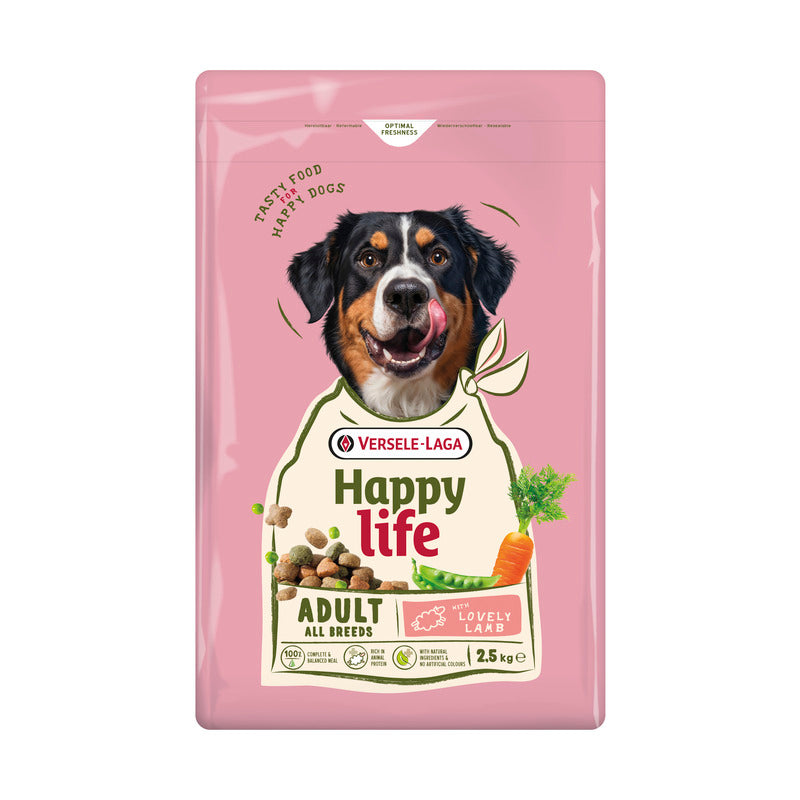 Versele Laga Happy Life Adult with Lamb 2.5kg x 4