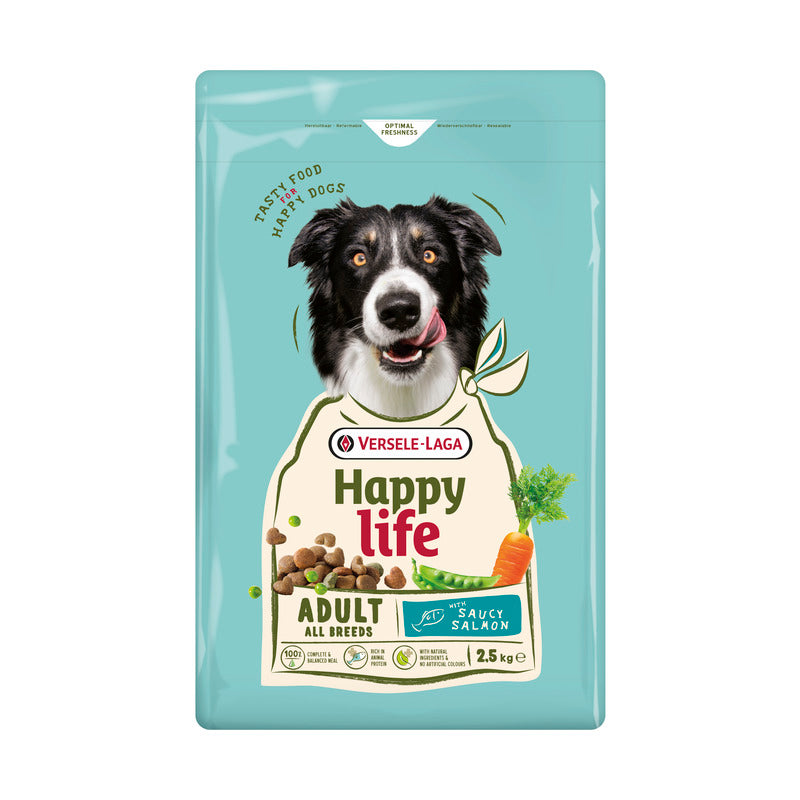 Versele Laga Happy Life Adult with Salmon 2.5kg x 4