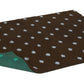 Vetbed Brn Polka Blu Nonslip 36x24inch